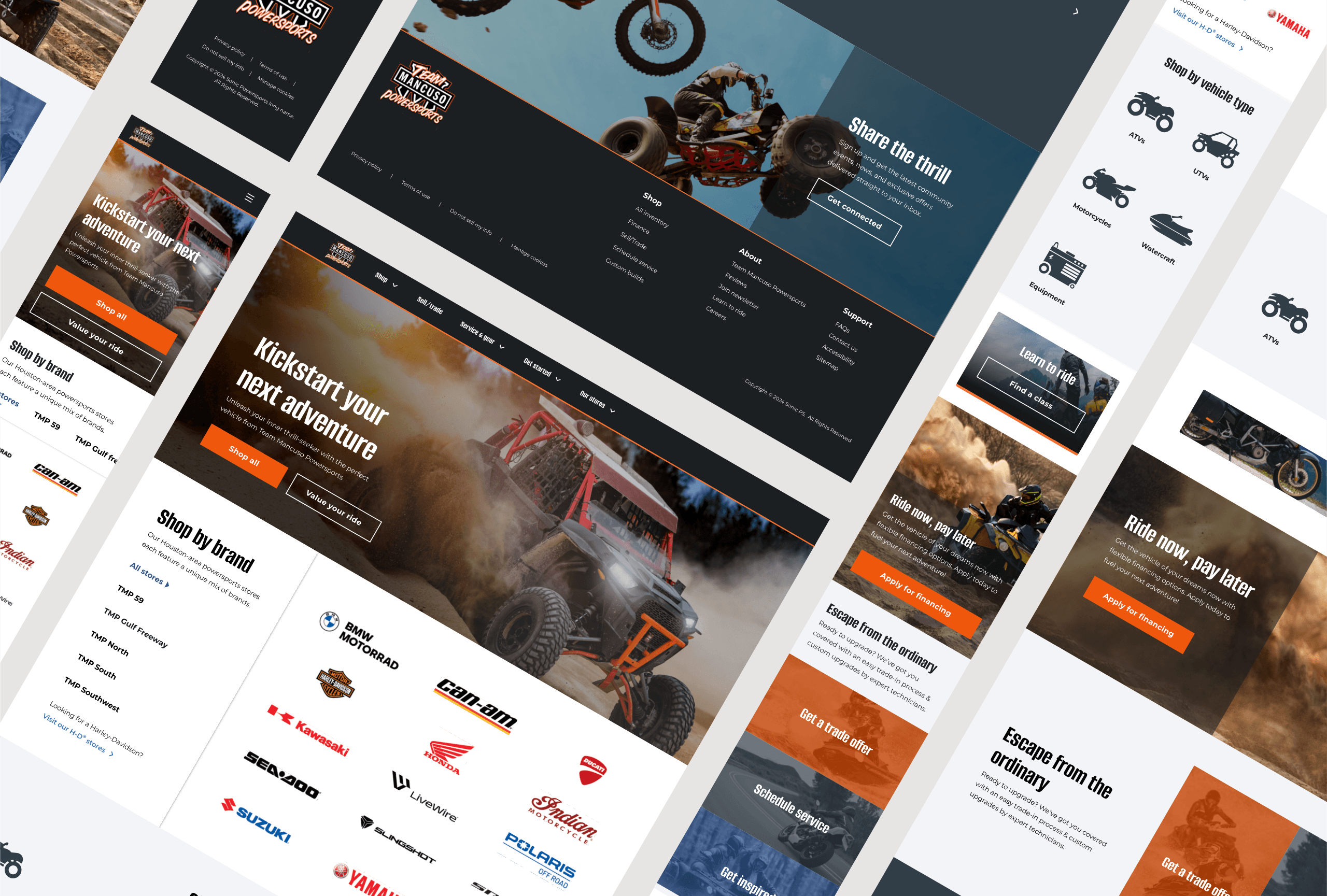 Powersports site overhaul preview